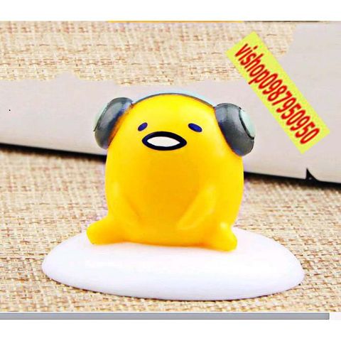 Móc Khóa Trứng Lười Gudetama - Phụ Kiện Anime Nhật Bản Dễ Thương - Mô Hình Ốp La Gudetama Giới Hạn 5cm
