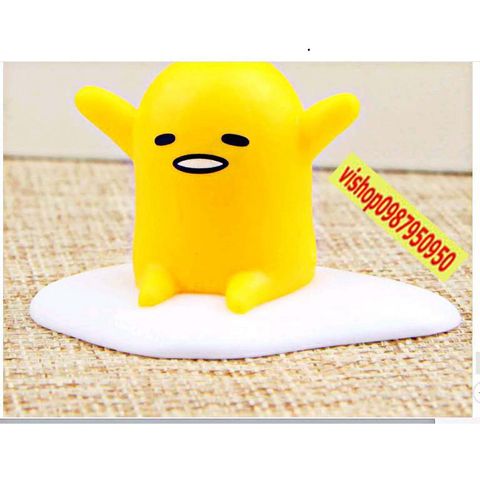 Móc Khóa Trứng Lười Gudetama - Phụ Kiện Anime Nhật Bản Dễ Thương - Mô Hình Ốp La Gudetama Giới Hạn 5cm