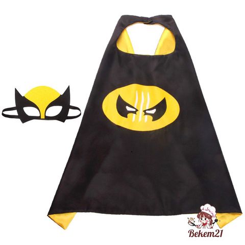 Bộ đồ hóa trang siêu anh hùng người dơi cho bé - Áo cộc tay + Áo choàng Halloween - Chất liệu cotton mềm mại, siêu tiện lợi