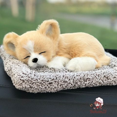 Chó Đốm Thú Bông 99% Giống Thật - Cún Than Hoạt Tính Lọc Không Khí Khử Mùi Trang Trí Xe Hơi Ô Tô 25x20cm
