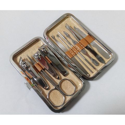 Bộ Dụng Cụ Bấm Cắt Móng Tay 10 Món - Thép Chống Gỉ, Nhỏ Gọn, Tiện Lợi, Chăm Sóc Cá Nhân tại Nhà