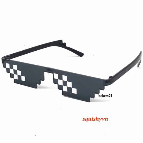 Mắt Kính 6 Chấm Nhiều Màu Sắc PVN52031 Thug Life - Kính Mát Cá Tính Dành Cho Game Thủ