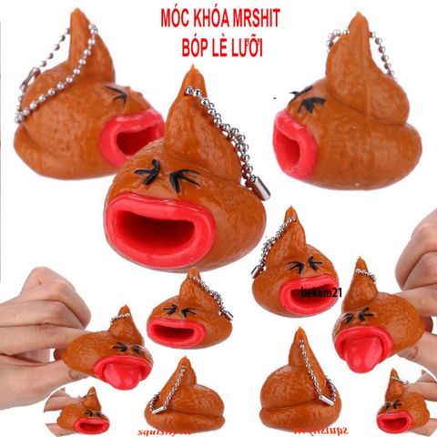 Móc Khóa Hình Cục Shit Mrshit Banana - Đồ Chơi Hài Hước Giảm Căng Thẳng, Quà Tặng Vui Nhộn Cho Trẻ Em và Người Lớn