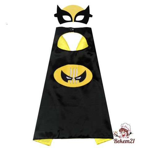 Bộ Đồ Hóa Trang Siêu Anh Hùng Cho Bé Trai - Áo Choàng, Mặt Nạ Hulk, Ironman, Người Nhện - Set Cosplay Avengers Marvel 3 Món