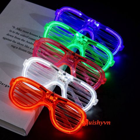 Kính LED Phát Sáng Nhiều Màu - Phụ Kiện Thời Trang Tiệc Tùng, Bar, Vũ Hội Sôi Động - Kính Mắt Nhấp Nháy Quẩy Tiktok
