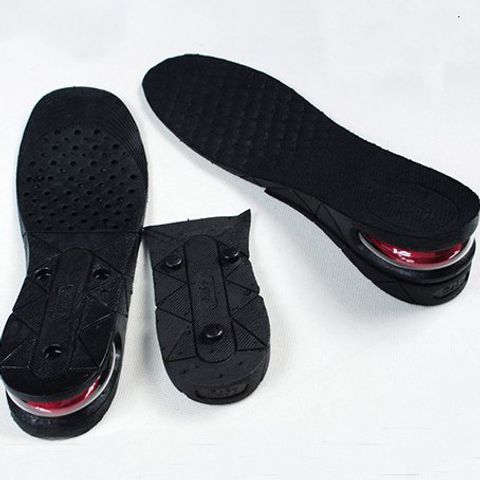 Miếng Lót Giày Độn Đế Tăng Chiều Cao 3-7cm - Đệm Khí Êm Ái Phong Cách Nữ Nam, Thoải Mái và Chống Hôi Chân