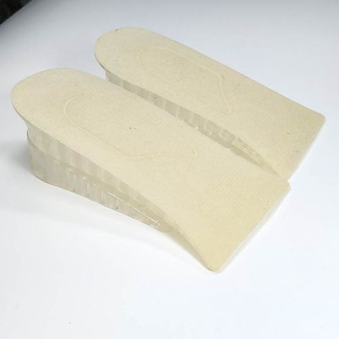 Set 2 Miếng Độn Đế Giày Silicon Êm Chân - Lót Giày Tăng Chiều Cao 3,5-4cm Cho Cả Nam Nữ - Đen Siêu Thoải Mái