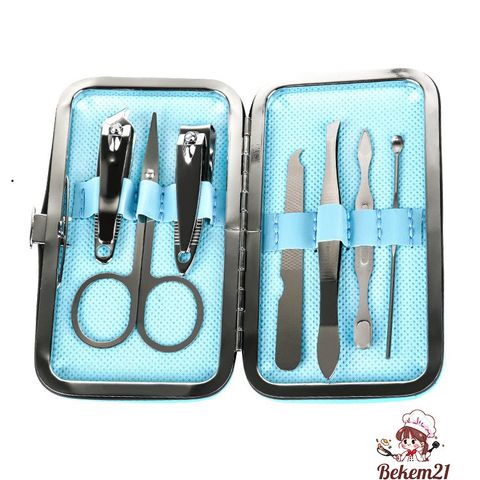 Bộ Dụng Cụ Làm Móng 7 Món Chăm Sóc Cá Nhân - Thép Chống Gỉ, Tiện Lợi Cho Móng Tay, Chân Đẹp Tự Nhiên