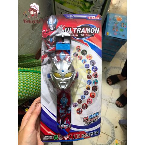Đồng Hồ Chiếu Hình Hoạt Hình Marvel Spider-Man và Hulk Cho Trẻ Mẫu Giáo - Đồ Chơi Giá Rẻ An Toàn, Thân Thiện Môi Trường