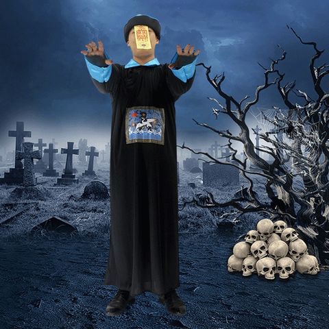 Bộ Trang Phục Hóa Trang Halloween Cương Thi Phán Quan Diêm Vương Dành Cho Người Lớn - Thời Trang Hóa Trang Độc Đáo