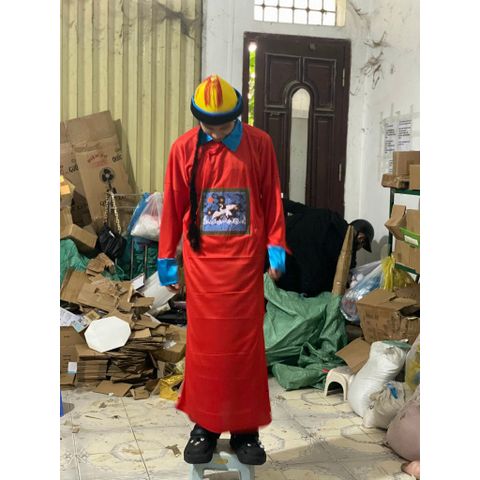 Bộ Trang Phục Hóa Trang Halloween Cương Thi Phán Quan Diêm Vương Dành Cho Người Lớn - Thời Trang Hóa Trang Độc Đáo