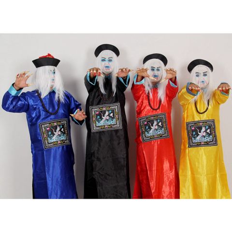 Trang Phục Hóa Trang Halloween Cương Thi Dành Cho Người Lớn - 3 Màu Độc Đáo, Phù Hợp Tổ Chức Tiệc Hóa Trang