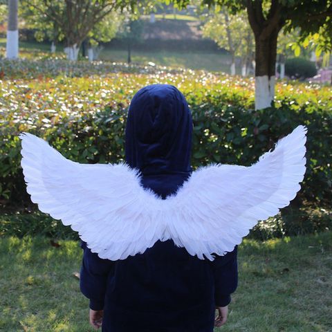 Cánh Thiên Thần Cosplay Đen Trắng Đỏ - Cánh Lông Vũ Hóa Trang Cho Trẻ Em và Người Lớn - Phù Hợp Tiệc Tùng
