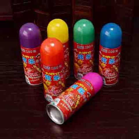 Bình Xịt Dây Nhiều Màu 288ml - Công Cụ Tiệc Tùng An Toàn Cho Sinh Nhật và Giáng Sinh, Màu Đỏ, Hồng, Xanh, Vàng, Xanh Dương