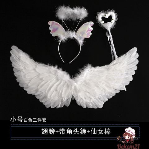 Cánh Thiên Thần Cosplay Lông Vũ - Dành cho Trẻ Em và Người Lớn, Kích Thước 1m1 x 45cm, Màu Trắng, Đen, Đỏ, Hồng - Phụ Kiện Tiệc Tùng