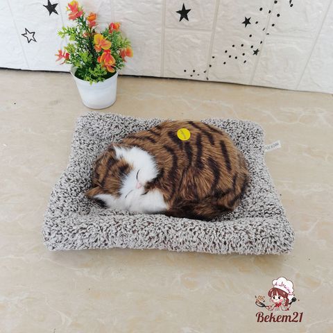 Gấu Bông Chó Mèo Có Tiếng - Nhồi Than Hoạt Tính Khử Mùi, Trang Trí Xe Ô Tô, Phòng Ngủ, Quà Tặng Cho Trẻ Em, Kích Thước 28x20cm