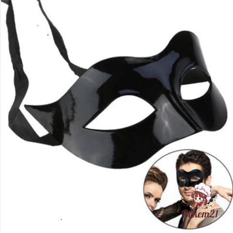 Mặt Nạ Dạ Hội Nam Cổ Điển - Masquerade Prom Đẳng Cấp, Phụ Kiện Tiệc Tối Sang Trọng Cho Quý Ông