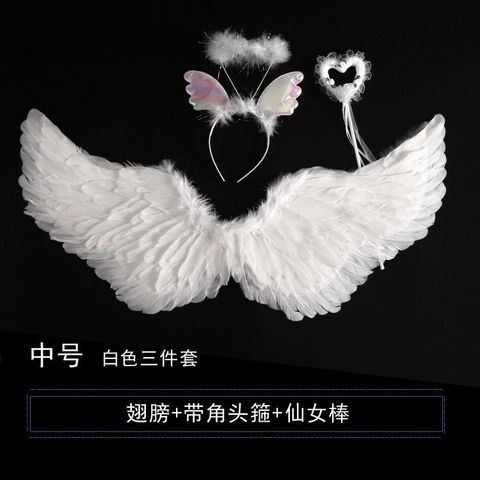 Cánh Thiên Thần Decor Xuôi Dài - Cánh Chụp Hình Màu Đen và Trắng Siêu Nhẹ, Phụ Kiện Thời Trang Ấn Tượng