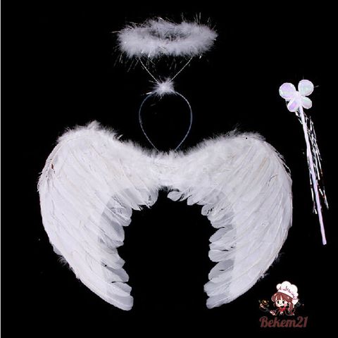Cánh Thiên Thần Cosplay Trắng/Đen/Đỏ - Hóa Trang Halloween, Lễ Hội Dạ Hội, Đạo Cụ Biểu Diễn Cho Trẻ Em và Người Lớn