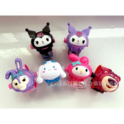 Đồng hồ điện tử 3D chiếu hình cho trẻ em - Ultraman, Người Nhện, My Little Pony - Quà tặng dễ thương cho bé gái và bé trai