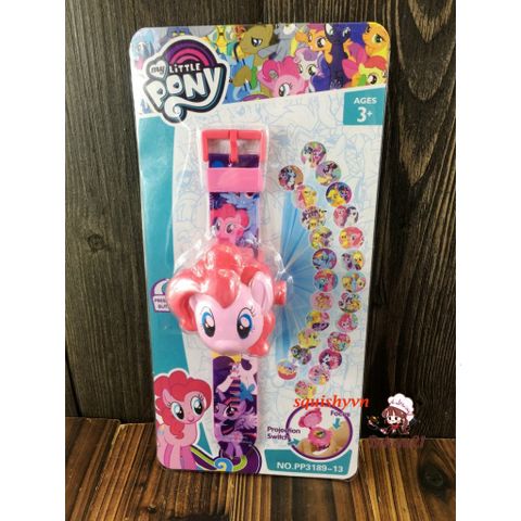 Đồng hồ điện tử 3D chiếu hình cho trẻ em - Ultraman, Người Nhện, My Little Pony - Quà tặng dễ thương cho bé gái và bé trai