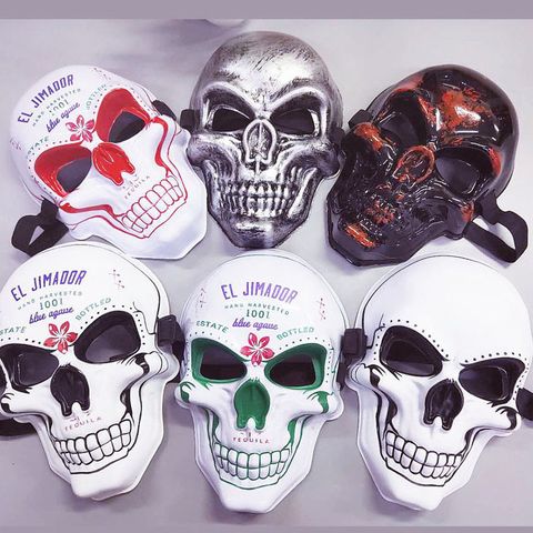 Mặt Nạ Xương Đầu Lâu Trang Trí - Mặt Nạ Halloween Độc Đáo Cho Tiệm Tóc & Tiệm Tatoo - Quà Tặng Thú Vị