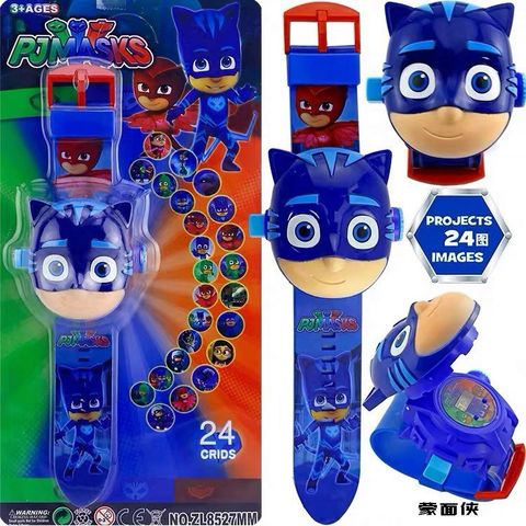 Đồng Hồ Chiếu Hình 3D Avengers - Đội Trưởng Mỹ, Người Nhện, Thor, Batman, Elsa, Siêu Nhân - Quà Tặng Đáng Yêu Cho Bé Gái Và Bé Trai