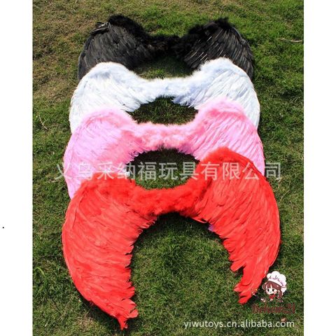 Cánh Thiên Thần Trắng Đính Lông Vũ Cho Bé - Phụ Kiện Trang Trí Tiệc Giáng Sinh, Hóa Trang & Đám Cưới