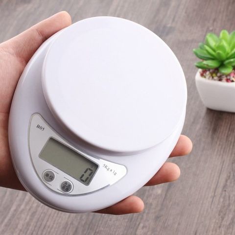 Cân Tiểu Ly Điện Tử Nhà Bếp B05 - Định Lượng Nhỏ 1g đến 5kg, Màn Hình LCD, Chính Xác Cao, Tiện Lợi Cho Đo Lường Nguyên Liệu Nấu Nướng
