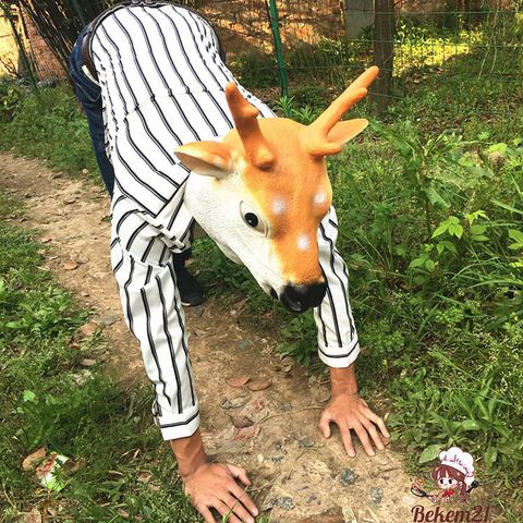 Mặt Nạ TUẦN LỘC Trá Hình Huơu Giáng Sinh - Mặt Nạ Halloween Độc Đáo, Phù Hợp Tiệc Tùng và Sự Kiện Văn Hóa