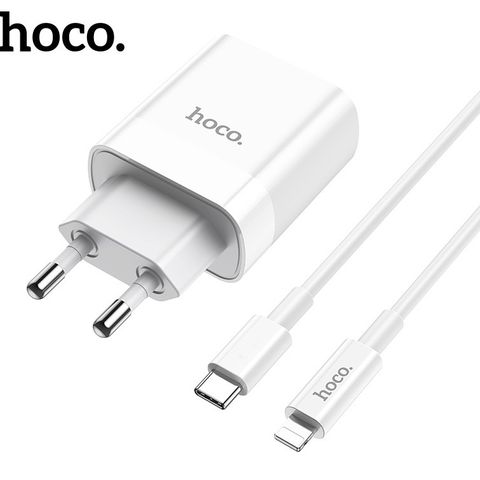 Bộ Sạc Nhanh Hoco DC36 Type-C - Củ Sạc 2.4A & Cáp Type-C Đến Type-C, Tương Thích Smartphone Và Thiết Bị Khác