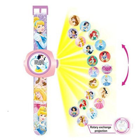 Đồng Hồ Chiếu Hình Lotso Disney Trẻ Em Chống Nước - Đồng Hồ Cổ Tay Thời Trang Dành Cho Bé - Quà Tặng Vui Nhộn