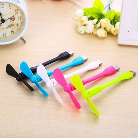 Quạt USB Mini 2 Cánh Rời Siêu Mát - Quạt Tiện Lợi Cắm Laptop, Sạc Dự Phòng, Gọn Nhẹ, Đa Màu Sắc cho Sinh Viên, Nhân Viên Văn Phòng