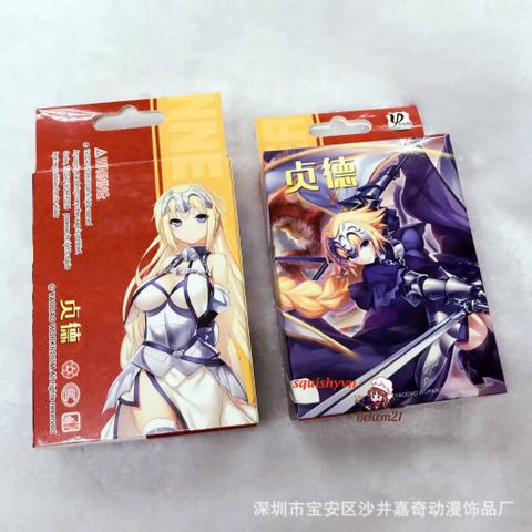 Bộ Bài 54 Lá Bài Joan of Arc - Fate/Grand Order - Quà Tặng Độc Đáo Cho Fan Anime và Game, Kích Thước 9cm x 6cm