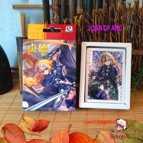 Bộ Bài 54 Lá Bài Joan of Arc - Fate/Grand Order - Quà Tặng Độc Đáo Cho Fan Anime và Game, Kích Thước 9cm x 6cm