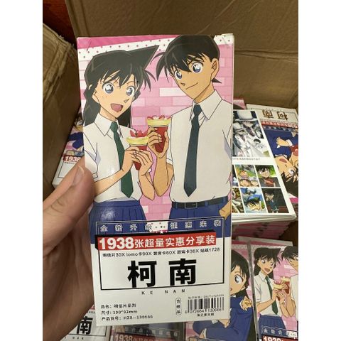 Bộ Bài Poker CONAN Dễ Thương - 1938 Hình Ảnh, Sticker, Lomo, Thẻ Ghi Danh, Quà Tặng Hot Cho Học Sinh và Fan Anime