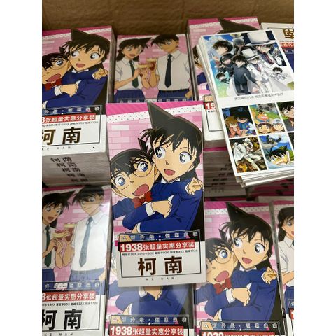 Bộ Bài Poker CONAN Dễ Thương - 1938 Hình Ảnh, Sticker, Lomo, Thẻ Ghi Danh, Quà Tặng Hot Cho Học Sinh và Fan Anime