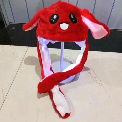 Nón Mũ Tai Thỏ Giật Kpop - Phụ Kiện TikTok Dễ Thương Cho Trẻ Em và Người Lớn, Thiết Kế Ấm Áp và Cá Tính