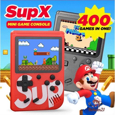 Máy Chơi Game Cầm Tay SUP 400 In 1 - trò chơi cổ điển Mario, Contra, nhiều màu sắc, hỗ trợ TV, quà tặng tuổi thơ tuyệt vời