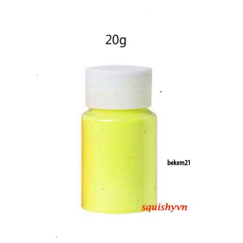 Hũ Bột Dạ Quang Nhuộm Resin Phát Sáng Trong Tối - Trang Sức Độc Đáo Có 12 Màu Tùy Chọn, Thích Hợp Cho Nghệ Thuật và Làm Móng