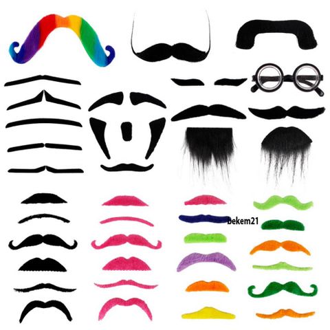Bộ Râu Giả Dài Hóa Trang Độc Đáo cho Nam - Phụ Kiện Cosplay Halloween và Tiệc Chủ Đề, Chất Liệu Mềm Mại, Kích Thước Thích Hợp