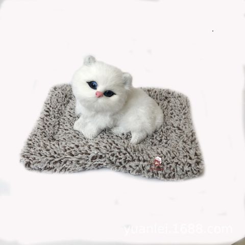 Thú Bông Chó Mèo Than Hoạt Tính - Đồ Trang Trí Xe Ô Tô & Bàn Làm Việc Dễ Thương, Khử Mùi, Giữ Không Khí Trong Lành