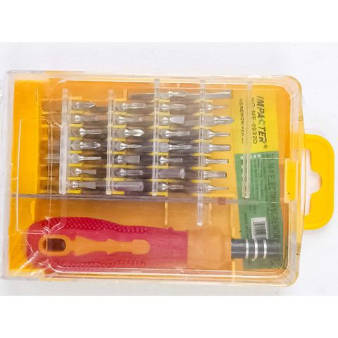 Bộ 32 Món Tua Vít Đa Năng - Thép Không Gỉ, Thiết Kế Chống Trượt, Dùng Sửa Chữa Đồ Điện Tử và Máy Móc Nhỏ Gọn, Tiện Lợi