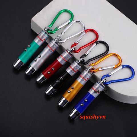 Đèn Laser 3 Chức Năng Kèm Móc Khóa - Thiết Bị Tiện Ích Đa Năng Nhiều Màu, Giải Pháp Chiếu Sáng Thông Minh