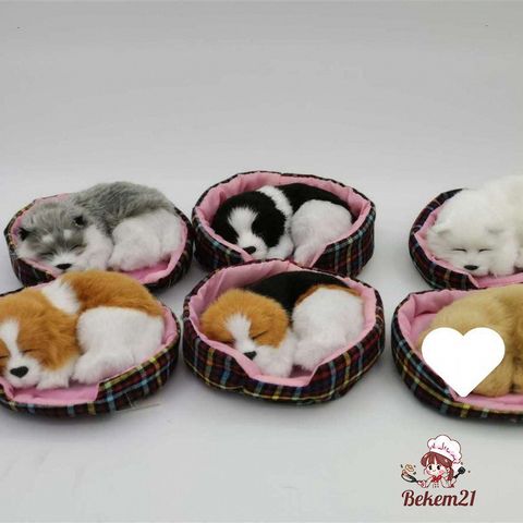 Chó Mèo Bông Khử Mùi Than Hoạt Tính - Đồ Trang Trí Phòng, Ô Tô, Bàn Làm Việc Đáng Yêu, Có Tiếng Kêu, Nhiều Kích Thước