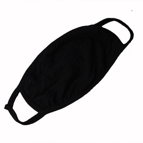 Khẩu Trang Vải Cotton Đen Basic Hàn Quốc - Khẩu Trang Chống Bụi, Chống Nắng Siêu Thoáng, Phụ Kiện Thiết Yếu Hàng Ngày