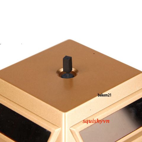 Bàn Xoay Năng Lượng Mặt Trời 360 Độ - Đế Xoay Trưng Bày Sản Phẩm - Tiện Lợi Cho Đồ Trang Sức, Đồng Hồ & Quà Tặng