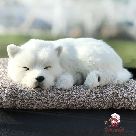 Chó Mèo Đôi Chứa Than Hoạt Tính Khử Mùi - Trang Trí Xe Hơi, Bàn Làm Việc Đáng Yêu, Lọc Không Khí Sạch, Phụ Kiện Tiện Ích