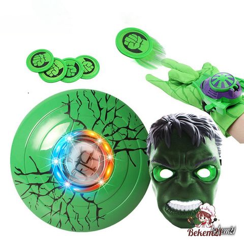 Trang Phục Hóa Trang Siêu Anh Hùng Độn Cơ Bắp Hulk Xanh Cho Bé - Áo Liền Quần Với Mũ và Găng Tay, Chất Liệu Cao Cấp