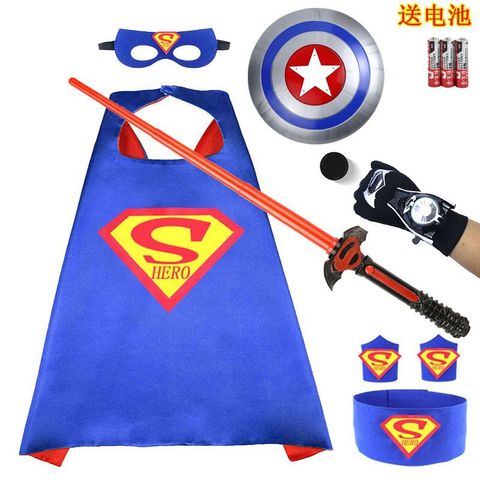 Bộ Hóa Trang Siêu Nhân Người Nhện - Áo Choàng, Mặt Nạ Phát Sáng, Gậy Ánh Sáng, Găng Tay Bắn Tơ - Đồ Chơi Trẻ Em Chất Lượng